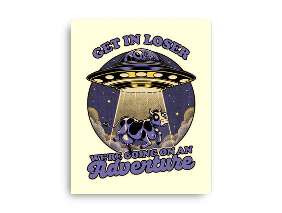 Cow Alien Get In Loser