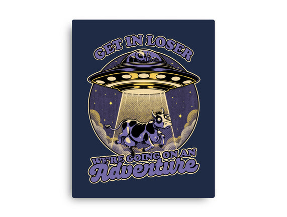 Cow Alien Get In Loser