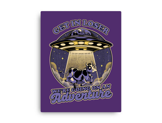 Cow Alien Get In Loser