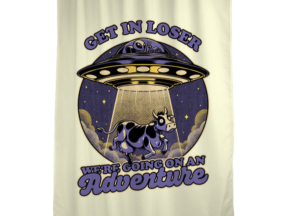 Cow Alien Get In Loser