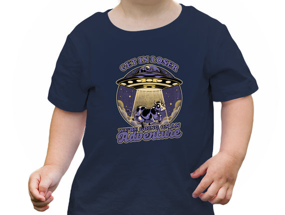 Cow Alien Get In Loser
