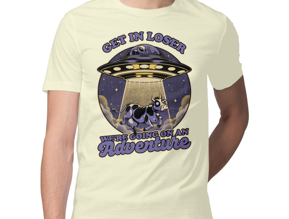Cow Alien Get In Loser
