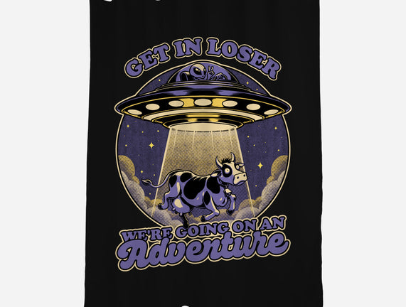Cow Alien Get In Loser