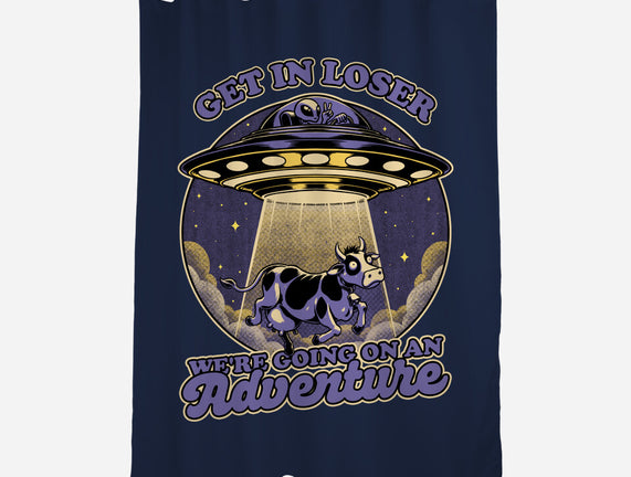 Cow Alien Get In Loser