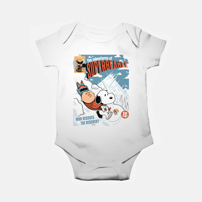 The Adventures Of SuperBeagle-Baby-Basic-Onesie-Heyra Vieira