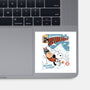 The Adventures Of SuperBeagle-None-Glossy-Sticker-Heyra Vieira