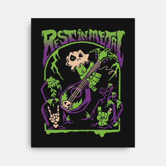 Rest In Metal-None-Stretched-Canvas-Henrique Torres