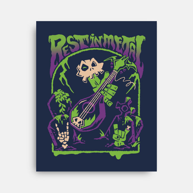 Rest In Metal-None-Stretched-Canvas-Henrique Torres