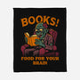 Food For Your Brain-None-Fleece-Blanket-worlddominationforcats