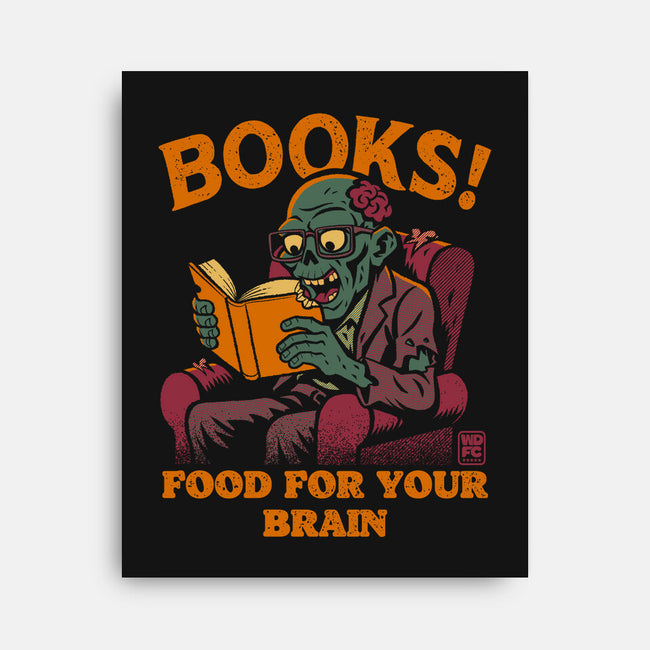 Food For Your Brain-None-Stretched-Canvas-worlddominationforcats