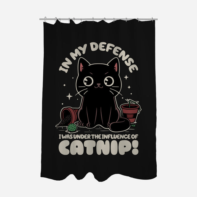 It's The Catnip's Fault-None-Polyester-Shower Curtain-Popnotic