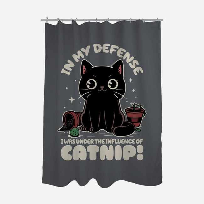 It's The Catnip's Fault-None-Polyester-Shower Curtain-Popnotic
