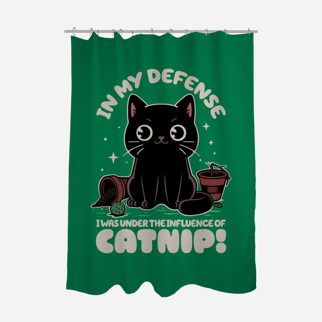 It's The Catnip's Fault-None-Polyester-Shower Curtain-Popnotic