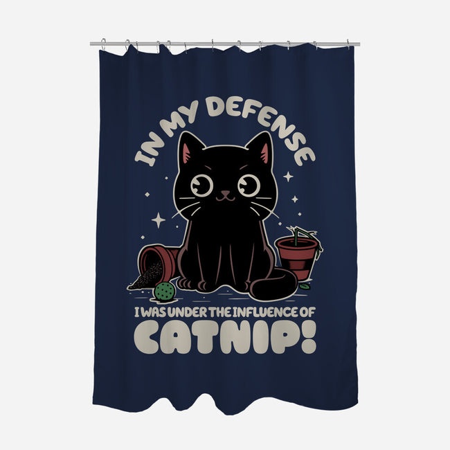 It's The Catnip's Fault-None-Polyester-Shower Curtain-Popnotic