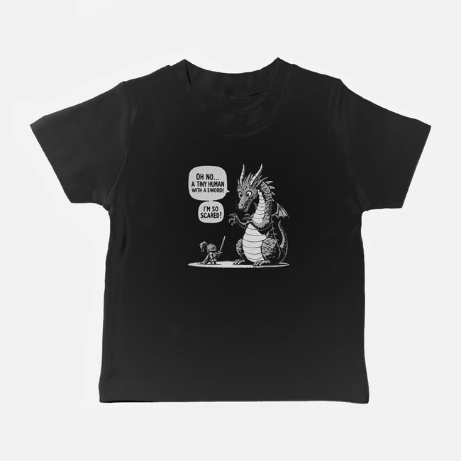 Sarcastic Dragon-Baby-Basic-Tee-Popnotic