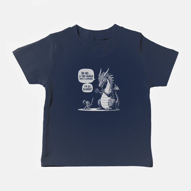 Sarcastic Dragon-Baby-Basic-Tee-Popnotic