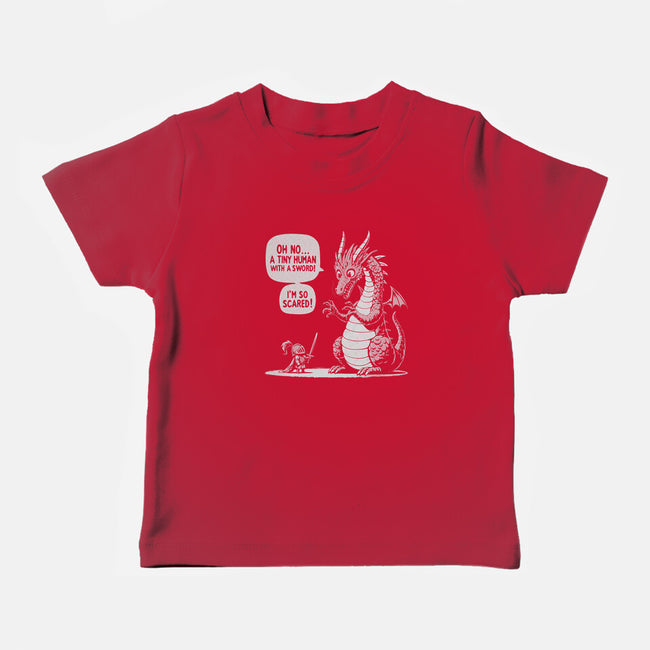 Sarcastic Dragon-Baby-Basic-Tee-Popnotic