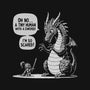 Sarcastic Dragon-Womens-Fitted-Tee-Popnotic