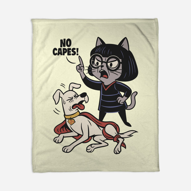 No Capes-None-Fleece-Blanket-Popnotic
