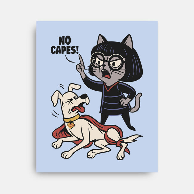 No Capes-None-Stretched-Canvas-Popnotic