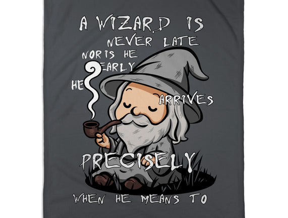 A Wizard Is Never Late