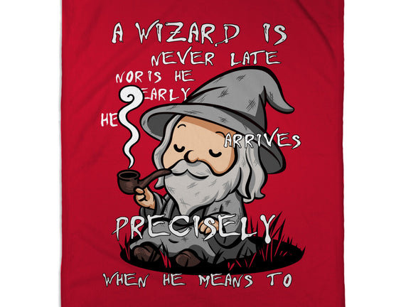 A Wizard Is Never Late