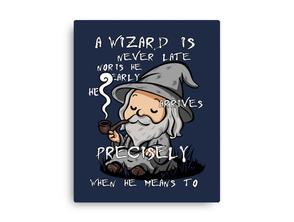 A Wizard Is Never Late