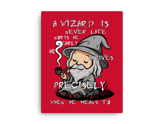 A Wizard Is Never Late