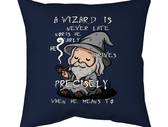 A Wizard Is Never Late
