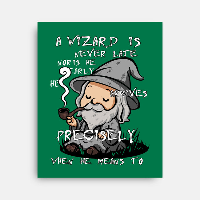 A Wizard Is Never Late-None-Stretched-Canvas-fanfabio