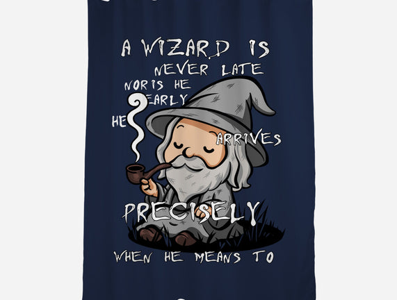A Wizard Is Never Late