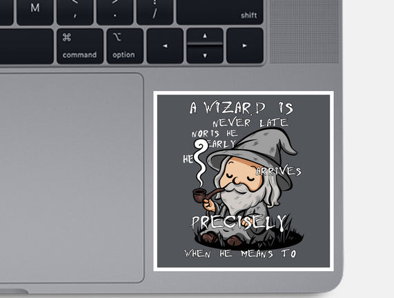 A Wizard Is Never Late