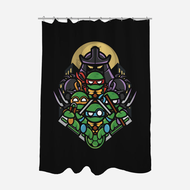 Go Ninja-None-Polyester-Shower Curtain-jrberger