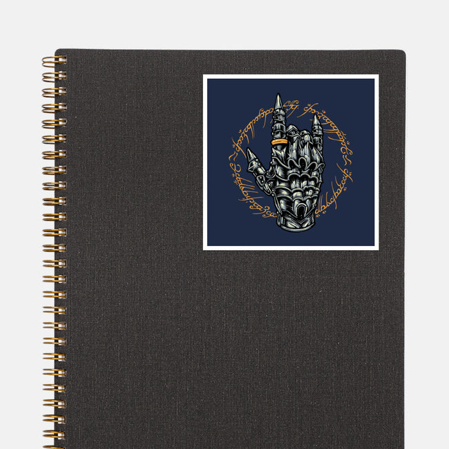 Rock The Dark World-None-Glossy-Sticker-glitchygorilla