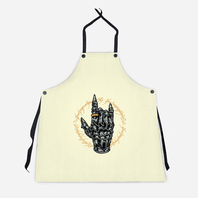 Rock The Dark World-Unisex-Kitchen-Apron-glitchygorilla