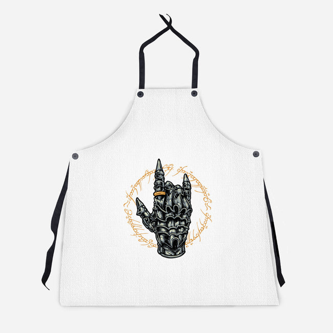 Rock The Dark World-Unisex-Kitchen-Apron-glitchygorilla