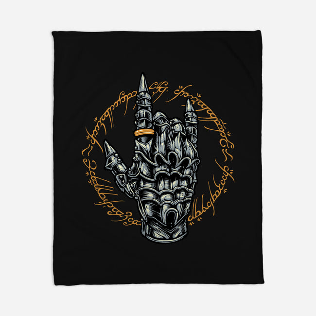 Rock The Dark World-None-Fleece-Blanket-glitchygorilla