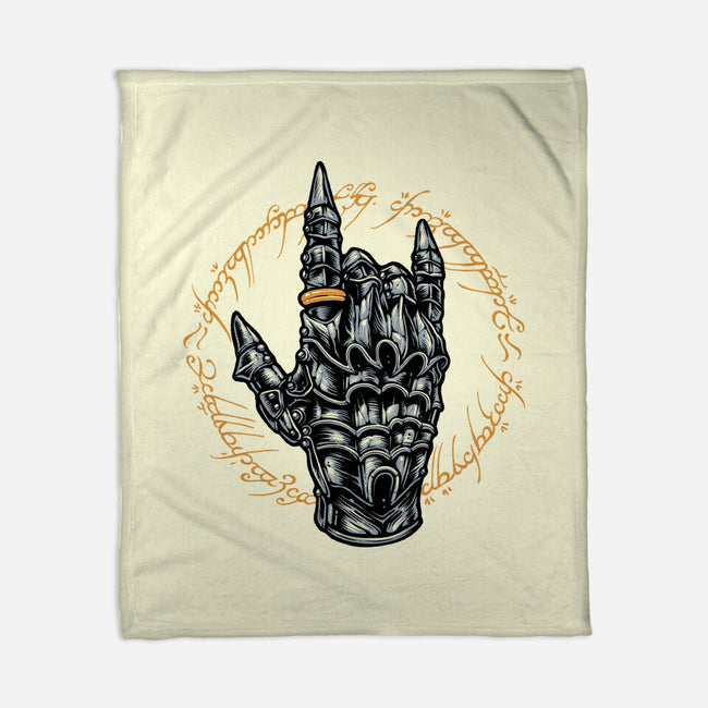 Rock The Dark World-None-Fleece-Blanket-glitchygorilla
