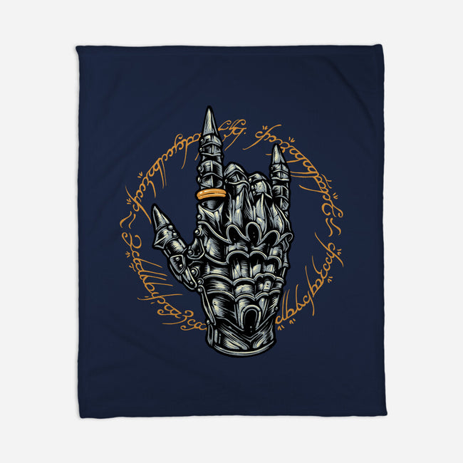 Rock The Dark World-None-Fleece-Blanket-glitchygorilla