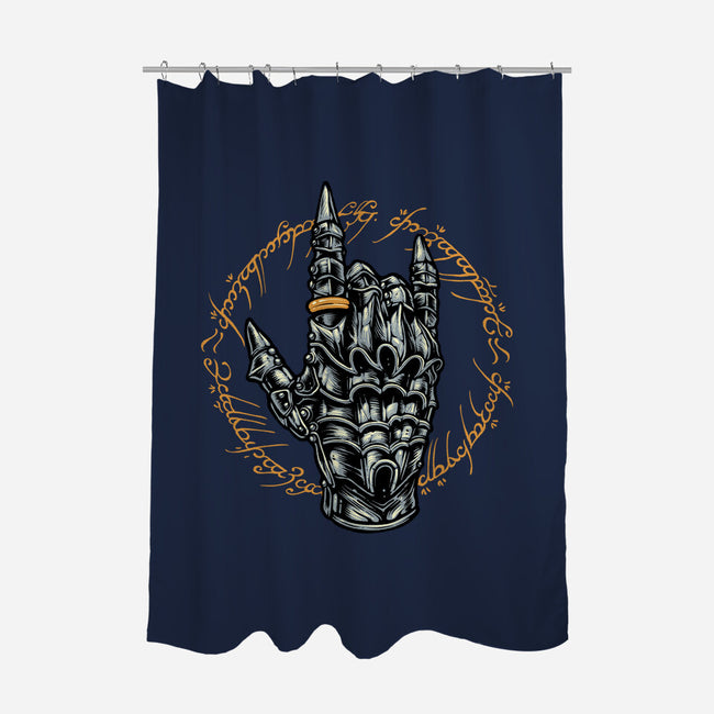 Rock The Dark World-None-Polyester-Shower Curtain-glitchygorilla
