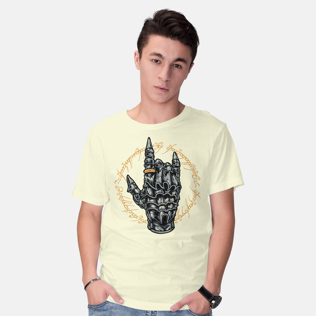 Rock The Dark World-Mens-Basic-Tee-glitchygorilla