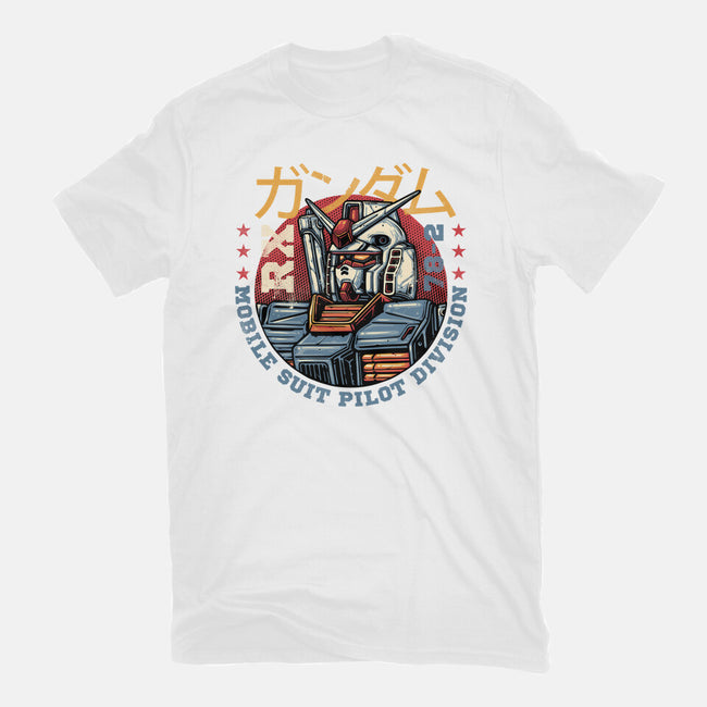 Mobile Suit Pilot Division-Unisex-Basic-Tee-glitchygorilla