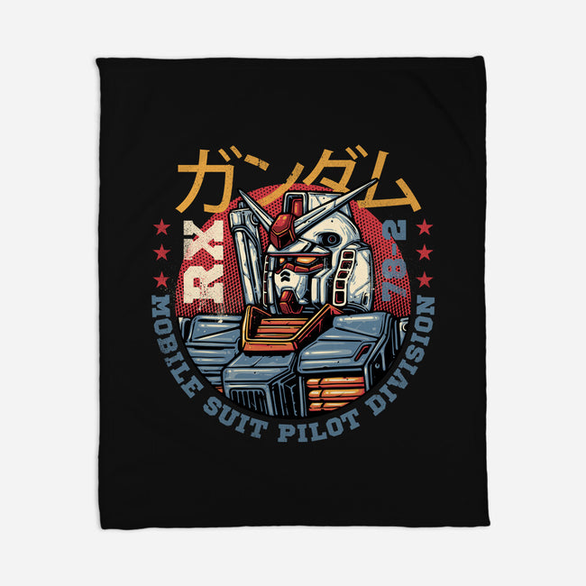 Mobile Suit Pilot Division-None-Fleece-Blanket-glitchygorilla