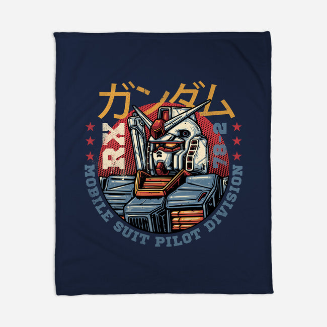 Mobile Suit Pilot Division-None-Fleece-Blanket-glitchygorilla