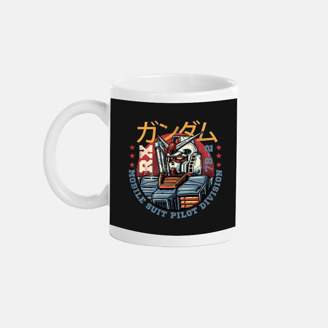 Mobile Suit Pilot Division-None-Mug-Drinkware-glitchygorilla