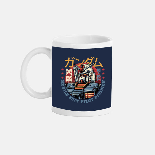 Mobile Suit Pilot Division-None-Mug-Drinkware-glitchygorilla