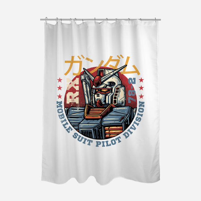 Mobile Suit Pilot Division-None-Polyester-Shower Curtain-glitchygorilla