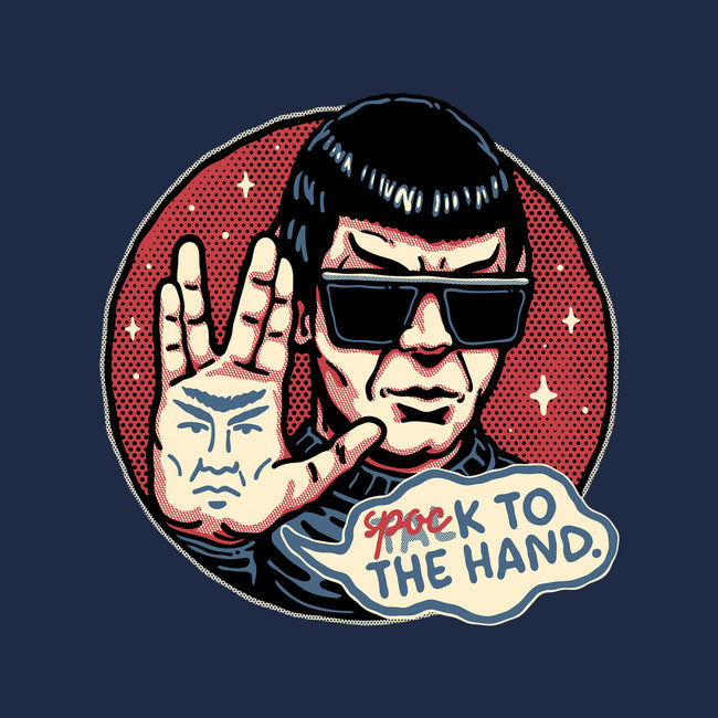 Spock To The Hand-Unisex-Kitchen-Apron-glitchygorilla