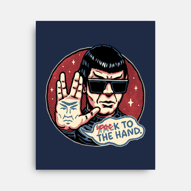 Spock To The Hand-None-Stretched-Canvas-glitchygorilla