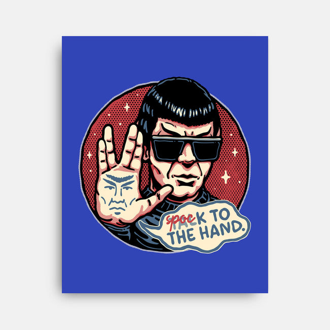 Spock To The Hand-None-Stretched-Canvas-glitchygorilla